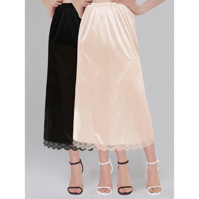 I 56383 Anti-Show Lace Slip Skirt 防透蕾丝打底裙 跨境欧美外