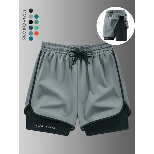 D 98335 Men's Summer Running Shorts 男士运动短裤 跨境欧美外
