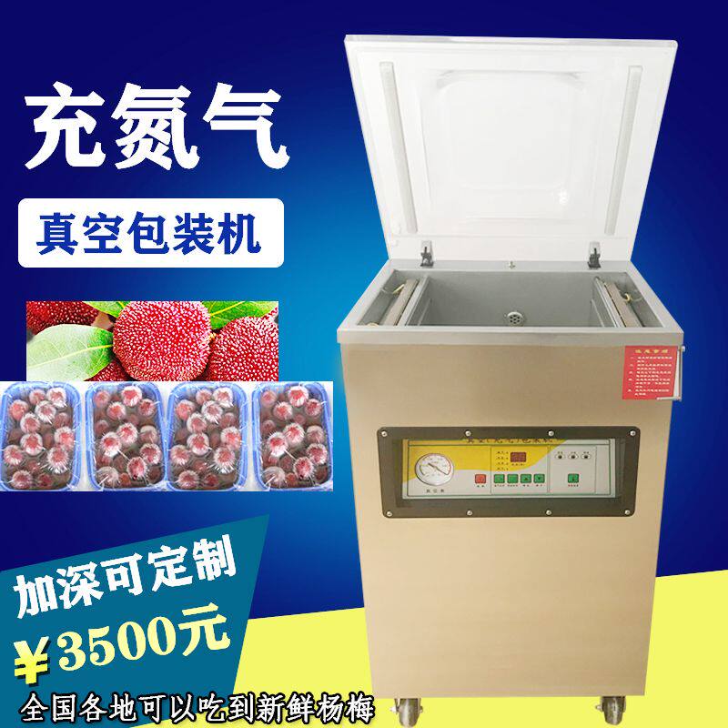 自动干湿两用食品杨梅真空包装机大米砖水果草莓保鲜充氮气封口机