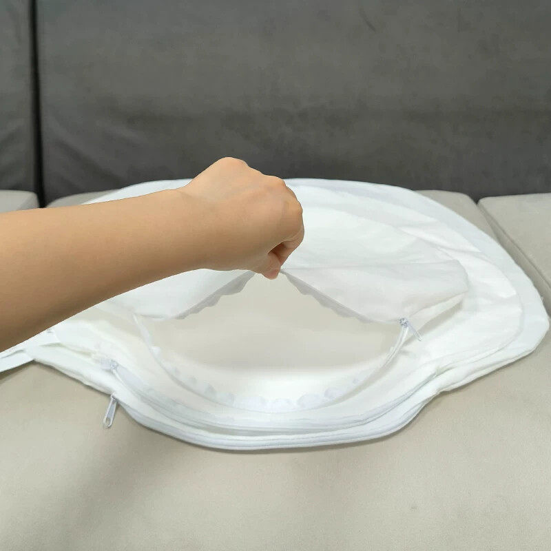 圆形抱枕套内胆套靠垫沙发枕芯套靠枕罩靠背内衬纯套子枕头不含芯