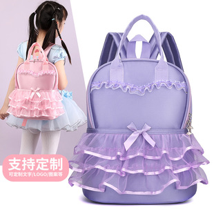 新款手提双背两用舞蹈包儿童书包幼儿园女孩背包舞蹈班培训印LOGO