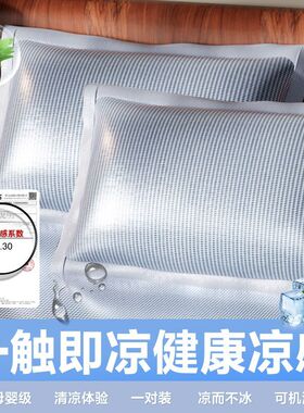 冰丝凉席夏季枕套可机洗可水洗枕皮48*74cm学生宿舍枕头套子