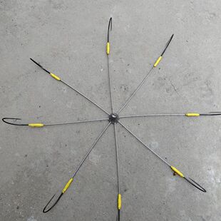 软体可视锚钩子八爪盘钩原装纯手工短款组合成品全套大盘锚钩大全