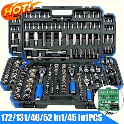 X 15111 46pc Socket Wrench Screwdriver Set 套筒扳手组合
