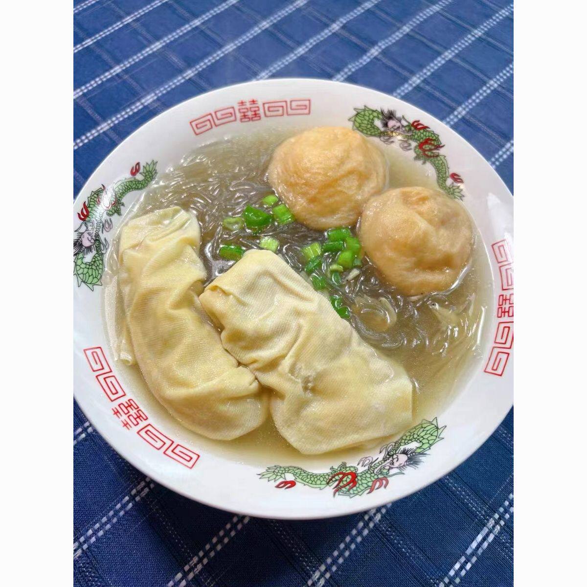 老上海双档传统手工现做新鲜黑猪肉油面筋百叶包肉家庭冷冻成品