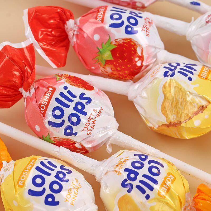 乌克兰风味如胜乳酸水果棒棒糖儿童酸奶外国棒棒糖