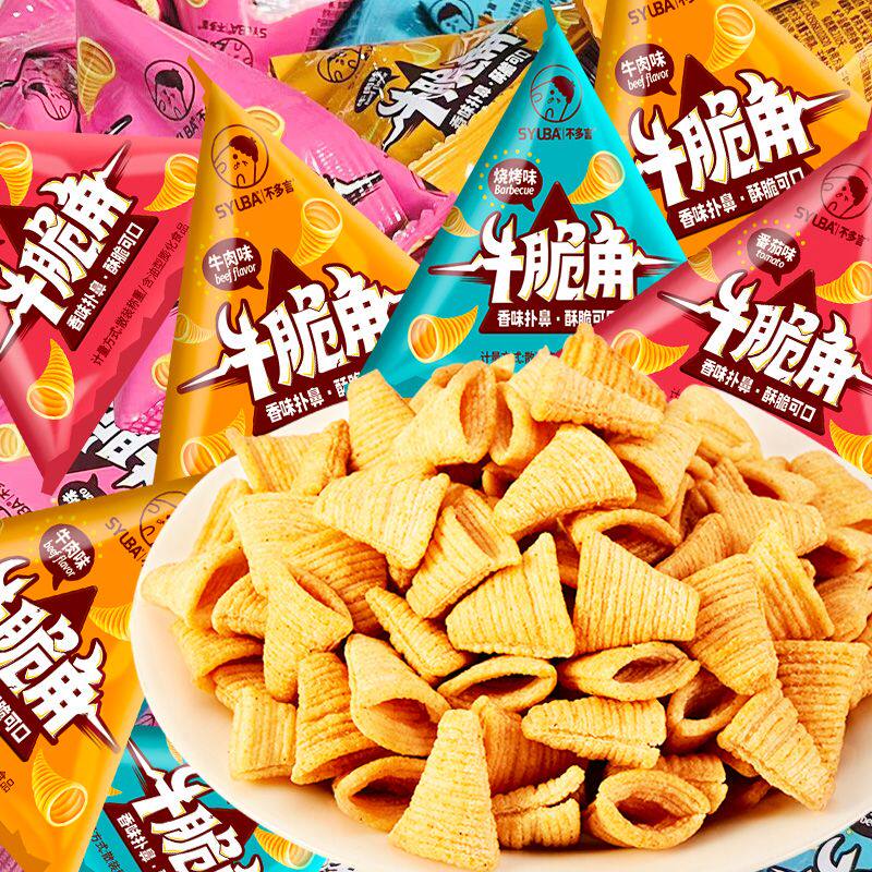 尖角脆妙脆角牛脆角锅巴薯片休闲零食大礼包网红小吃食品膨化整箱