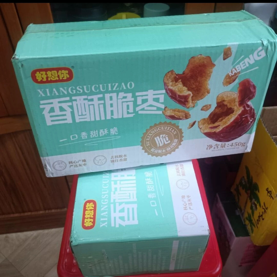 【好想你 MISSYOU】香酥脆枣450g/箱(约22包左右)