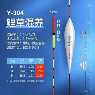 湖南临湘浮漂纳米浮漂高灵敏鲫鲤鱼综合轻口滑口野钓醒目加粗