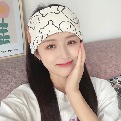 月子发带头巾帽子孕妇春夏薄款防风产后护额头产妇大头围睡觉纯棉