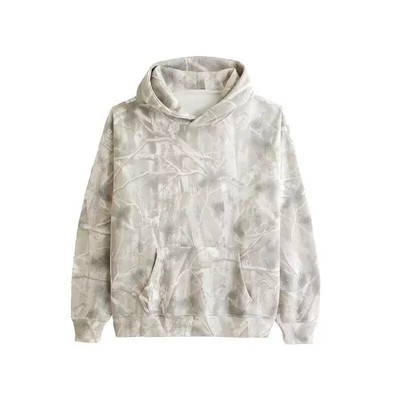 Light Camo Hoodie Maple Leaf Hoodies Women Men Cute Print