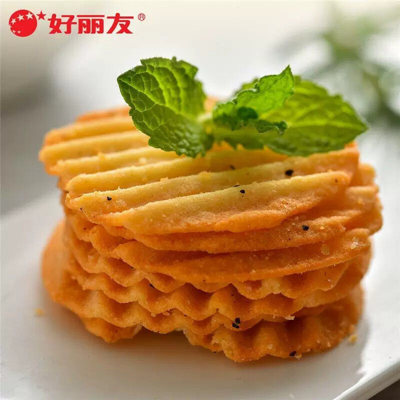 好丽友薯愿薯片12袋装番茄原味蜂蜜牛奶泡菜味儿童休闲零食小吃