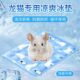 龙猫降温垫专用冰垫凉垫子豚鼠睡觉荷兰猪兔子夏季 凉席降温冰夏日