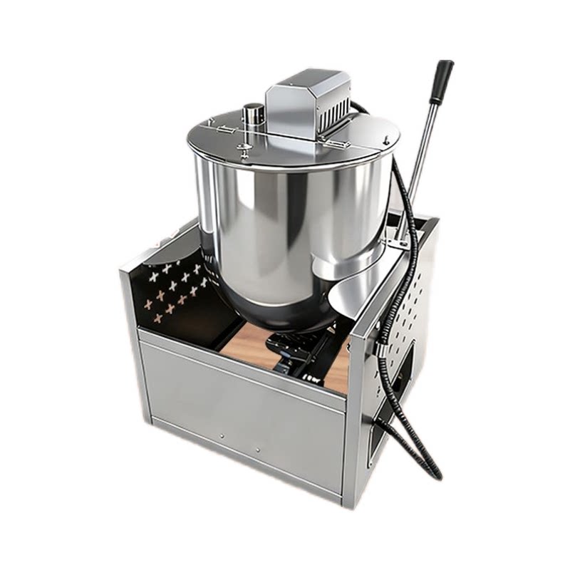 全自动球形爆米花机燃气美式蝶形台式爆米花机摆摊奶油爆米花机