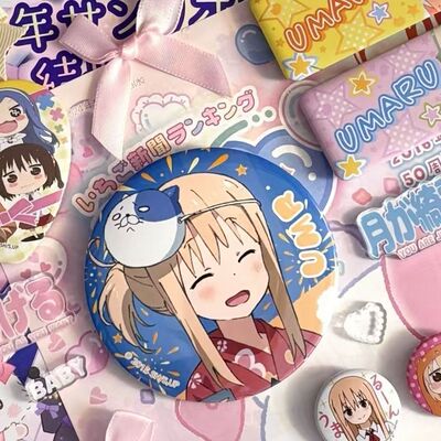 干物妹小埋 小埋夏日祭吧唧美谷同人胸针装饰高颜值送闺蜜朋友
