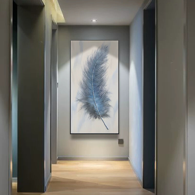 北欧轻奢玄关装饰画 现代晶瓷镶钻画 走廊壁画轻奢挂画 过道单幅
