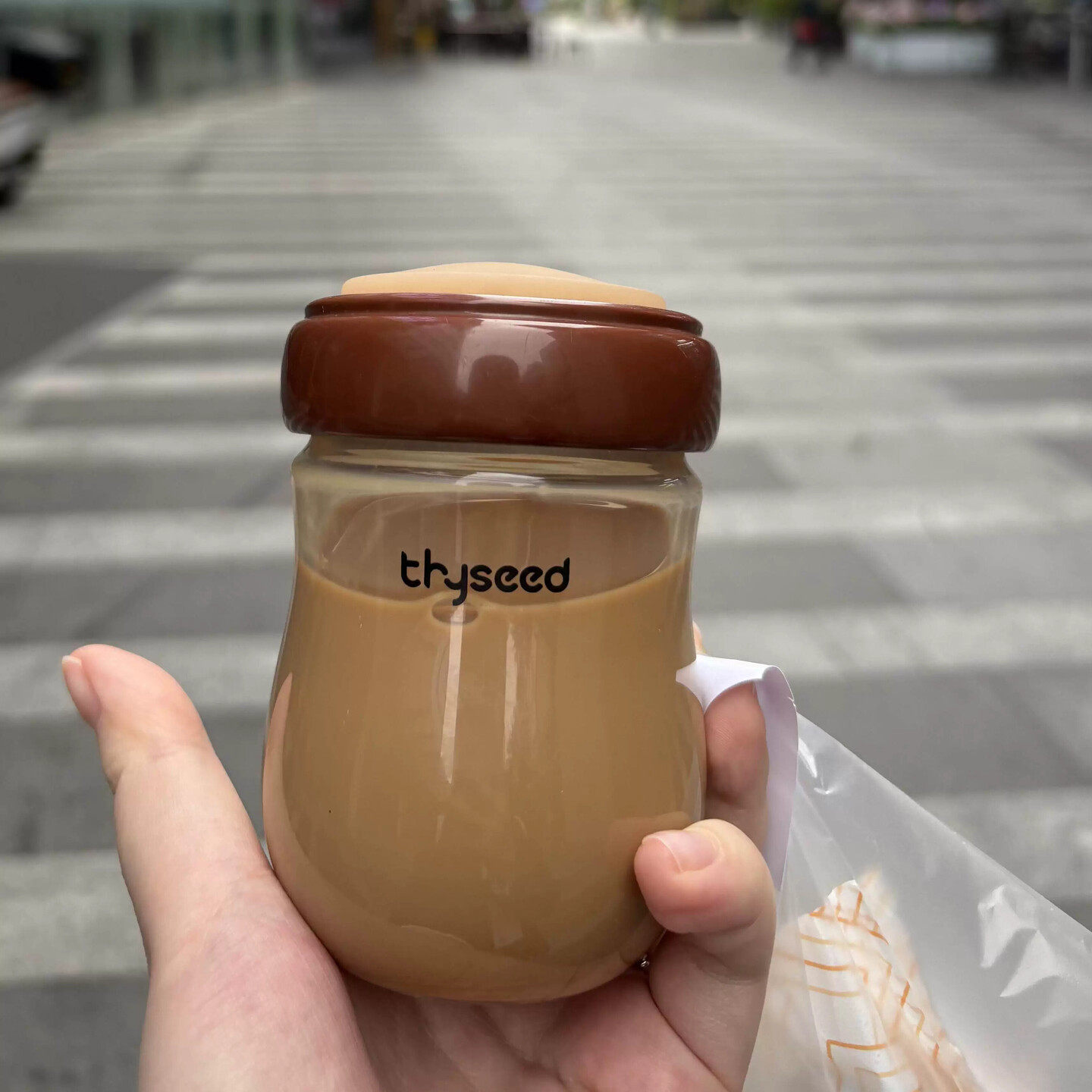 宝宝奶瓶改造咖啡杯!世喜玻璃百日瓶奶瓶盖子奶瓶盖配件改造盖