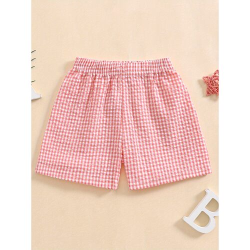 M 67405 Summer Home Plaid Shorts 清新碎花短裤 跨境欧美