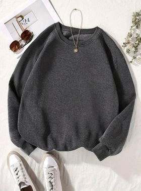 O 88062 Autumn casual round neck sweatshirt 秋冬休闲圆领卫衣