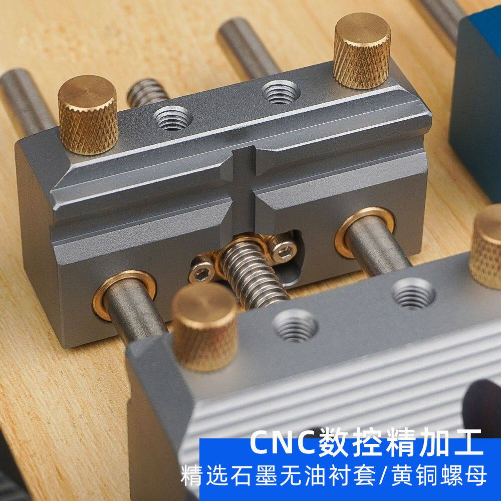 木工桌面钳多功能精密台虎钳迷你小型台钳家用夹钳桌面工作台平口