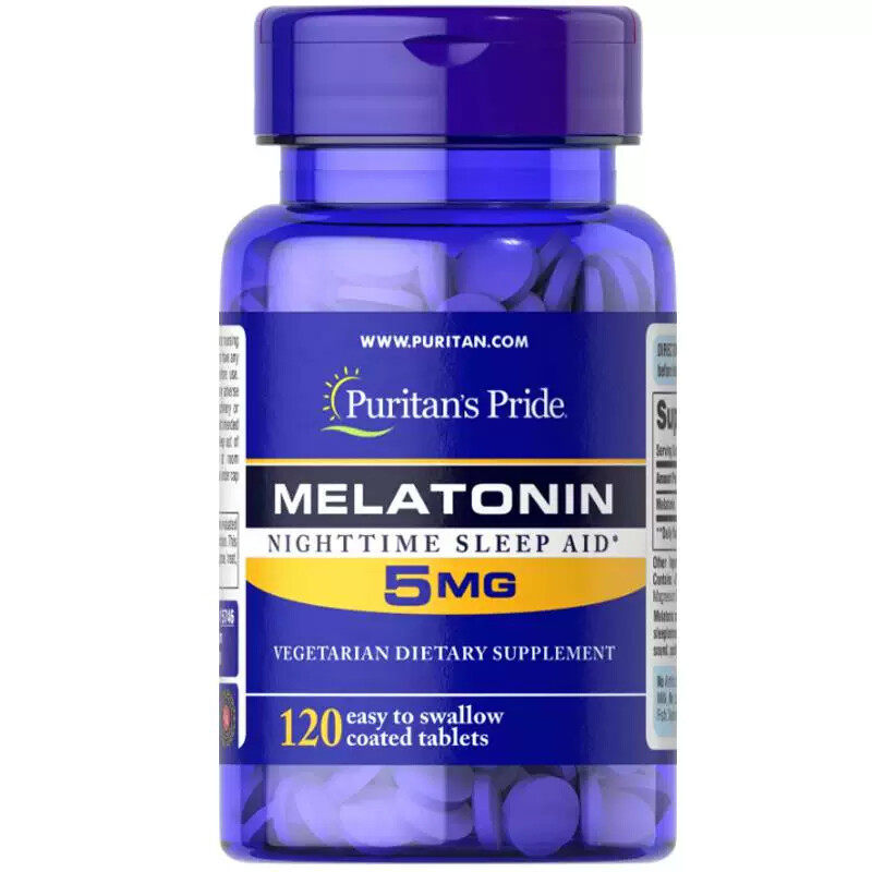 美国进口褪黑素5mg*120粒PuritansPride普丽普莱