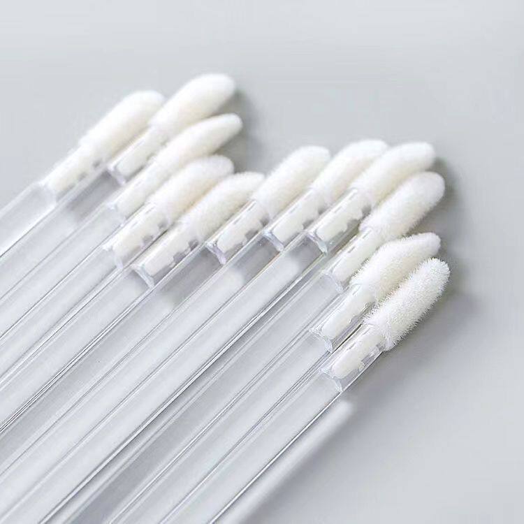 一次性唇刷棒独立包装软毛带盖便携化妆刷子初学者唇笔刷口红