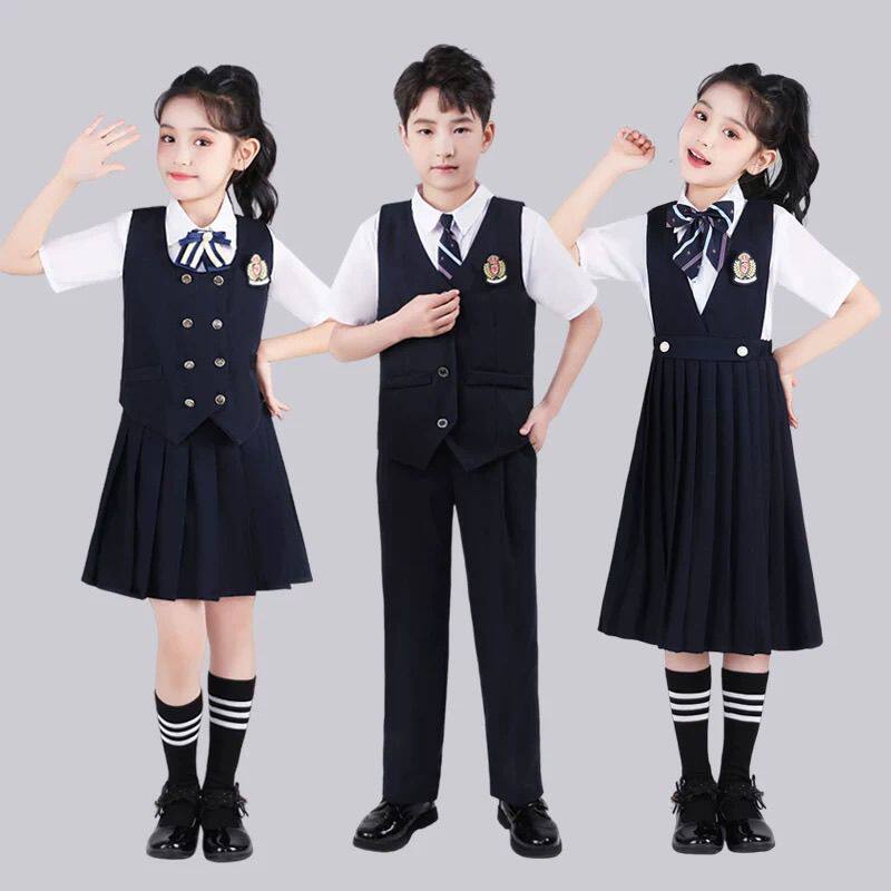 国庆儿童节大合唱演出服男女童中小学生诗歌朗诵演讲比赛表演套装