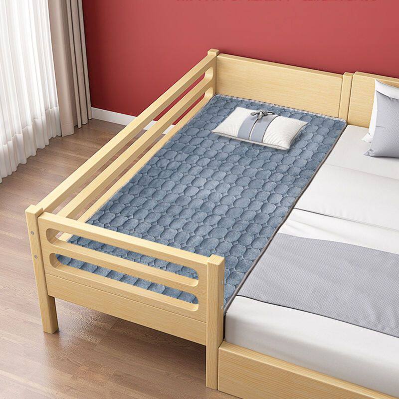 儿童床垫冬季保暖法兰绒婴儿床幼儿园睡垫加宽软垫床垫床褥垫薄款