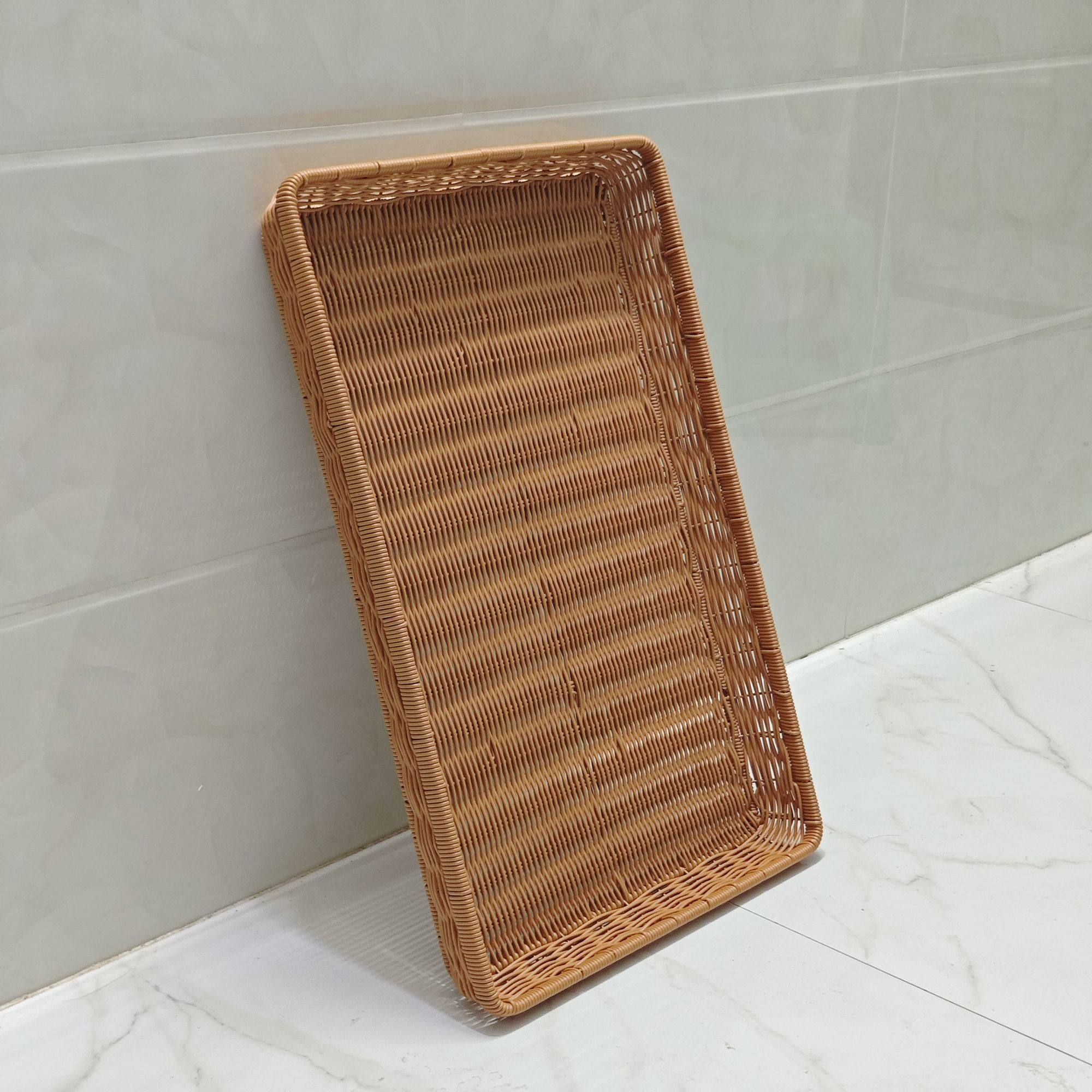 竹编晒盘特大号圆形正方形手工编织农用晒筐篮簸箕编收纳