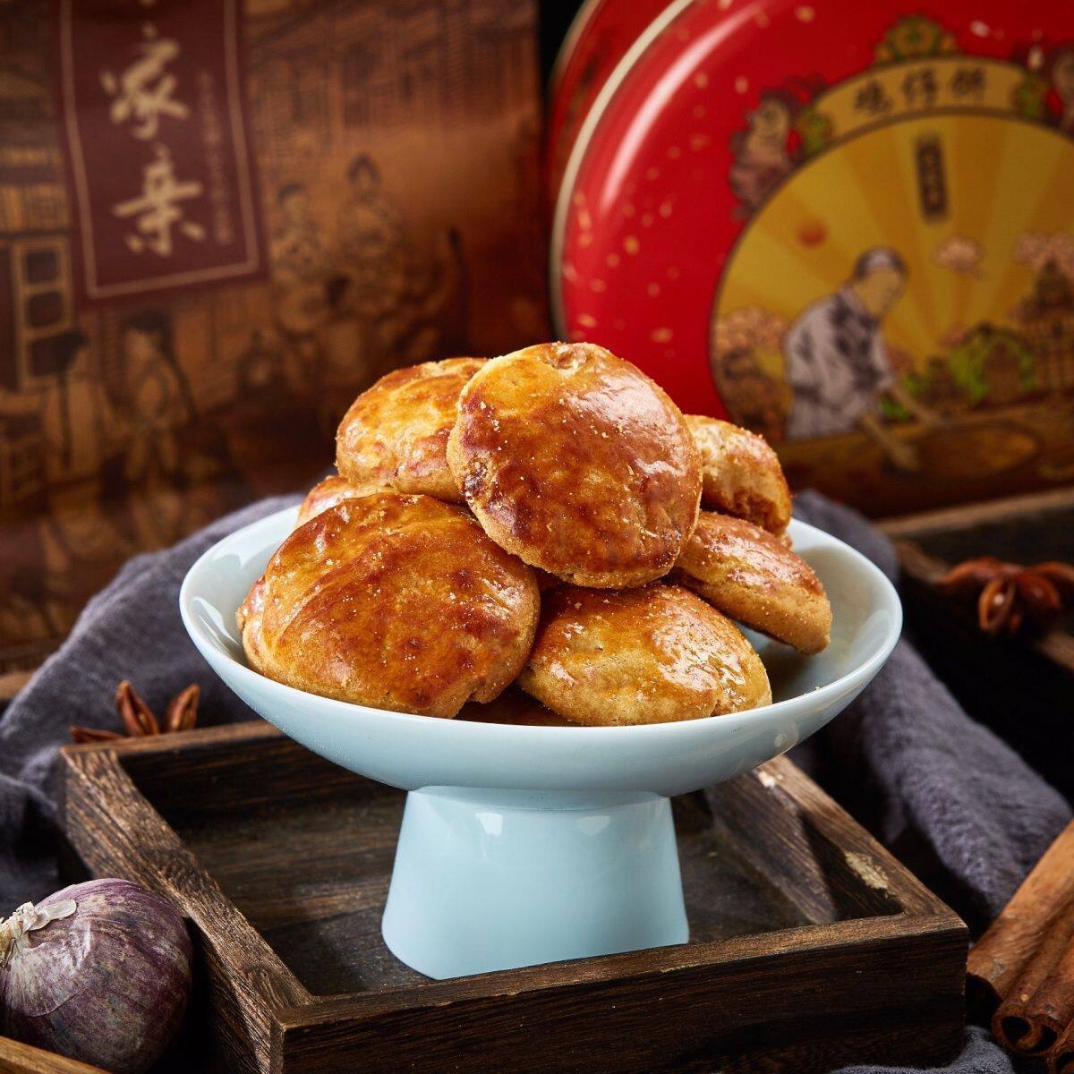 广东特产鸡仔饼鸡仔饼广式手工薄脆酥饼正宗糕点零食广州传统