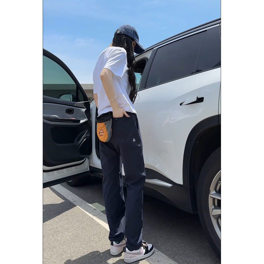 新款锥形美式工装长裤春季速干中性风吸汗男女同款轻薄夏季休闲裤