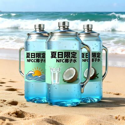 新椰子水0糖7脂100%纯椰子水NFC电解质健康饮品0糖0脂0卡无添加椰