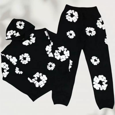 streetwear Essentials Hoodie Set Athleisure Hoodie Duo Foam