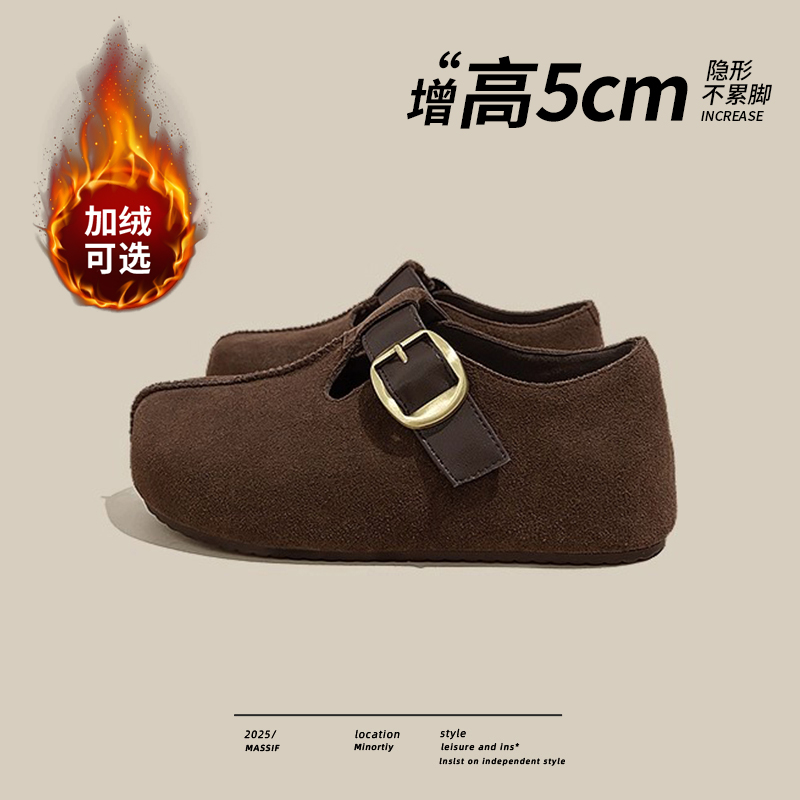 百搭单鞋软底软面玛丽珍鞋女