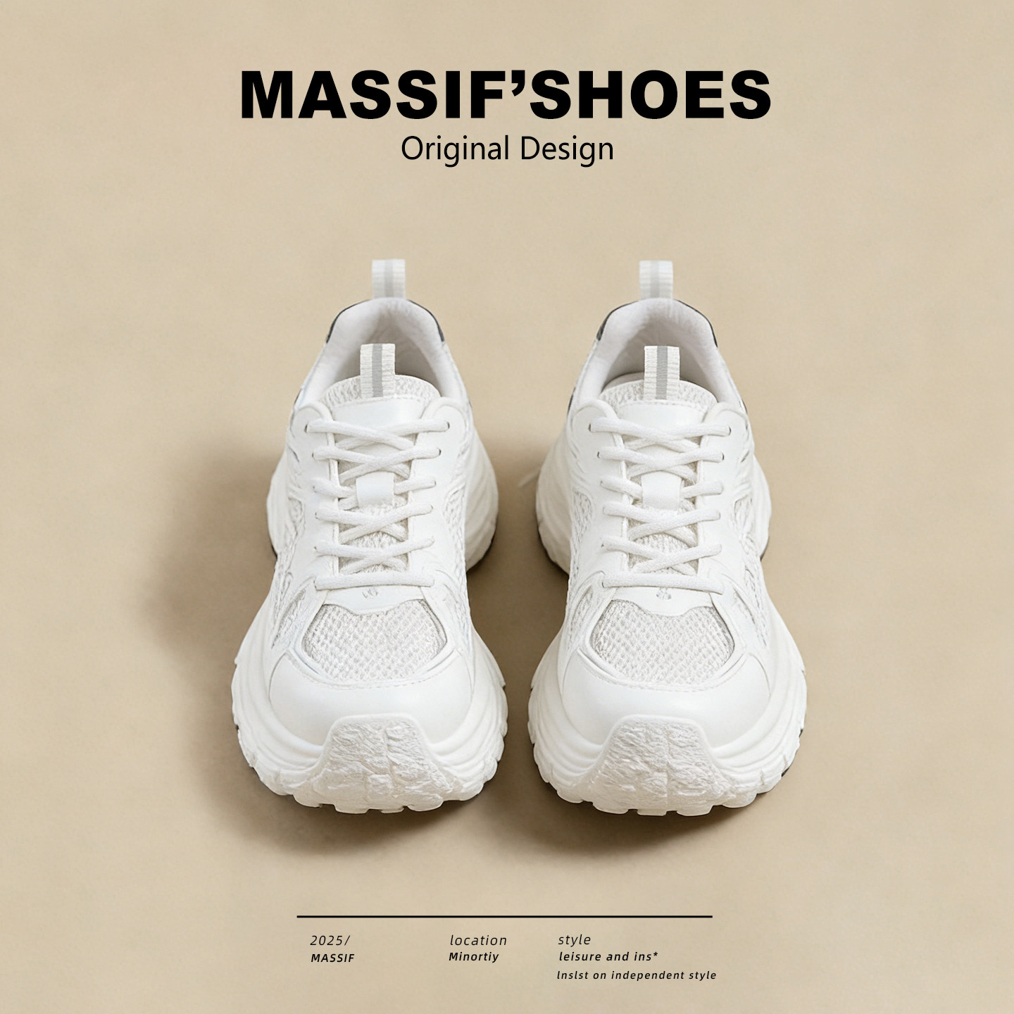 厚底老爹鞋女2026春秋新款增高不累脚轻便百搭软底透气休闲运动鞋