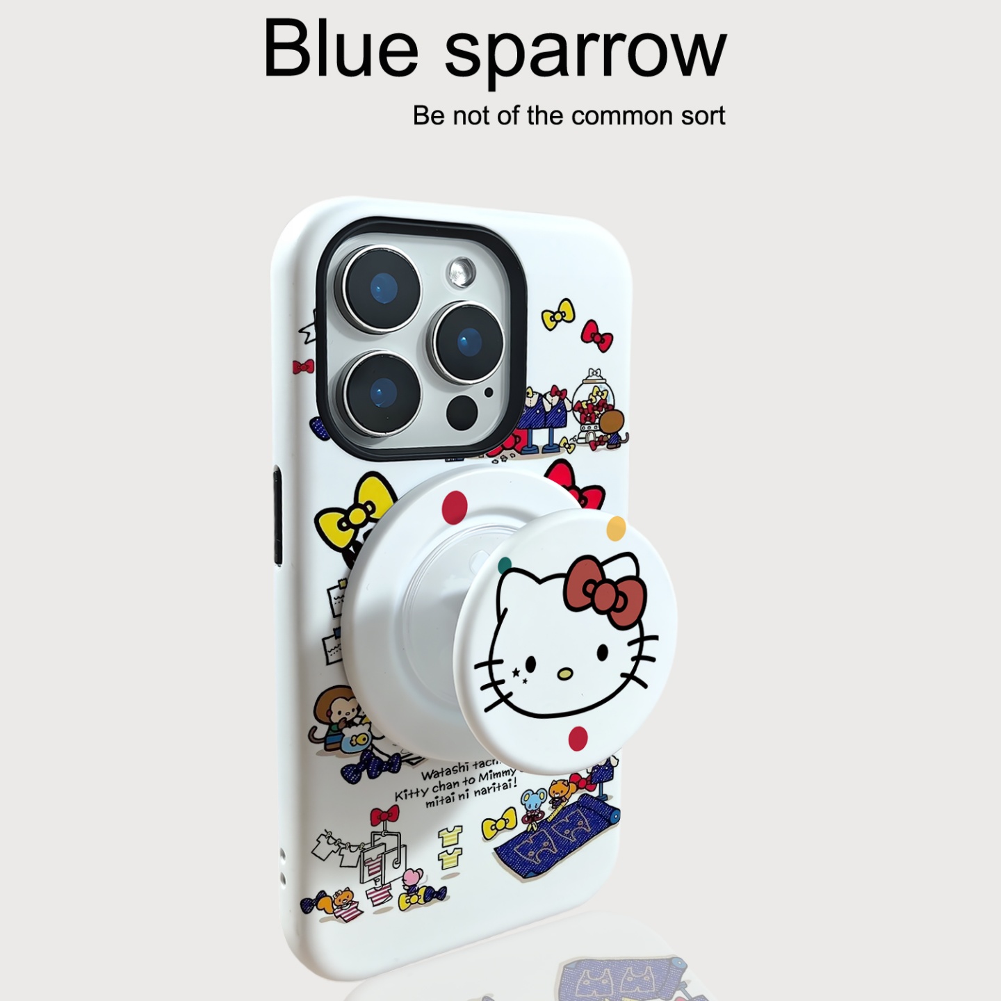 KT猫设计师磁吸支架菲林手机壳