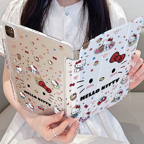 满屏KT猫表情Y折平板保护壳