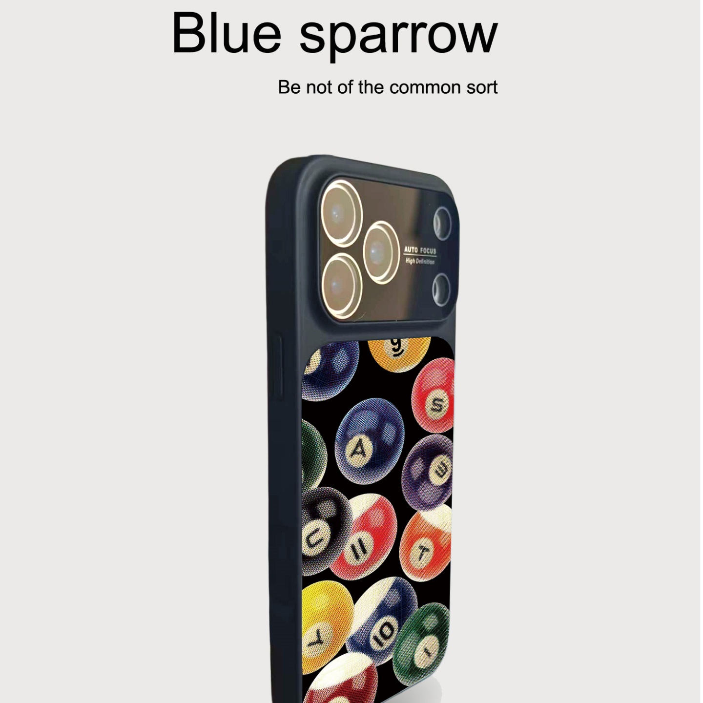 小众彩色台球镜头膜仿原玻璃壳