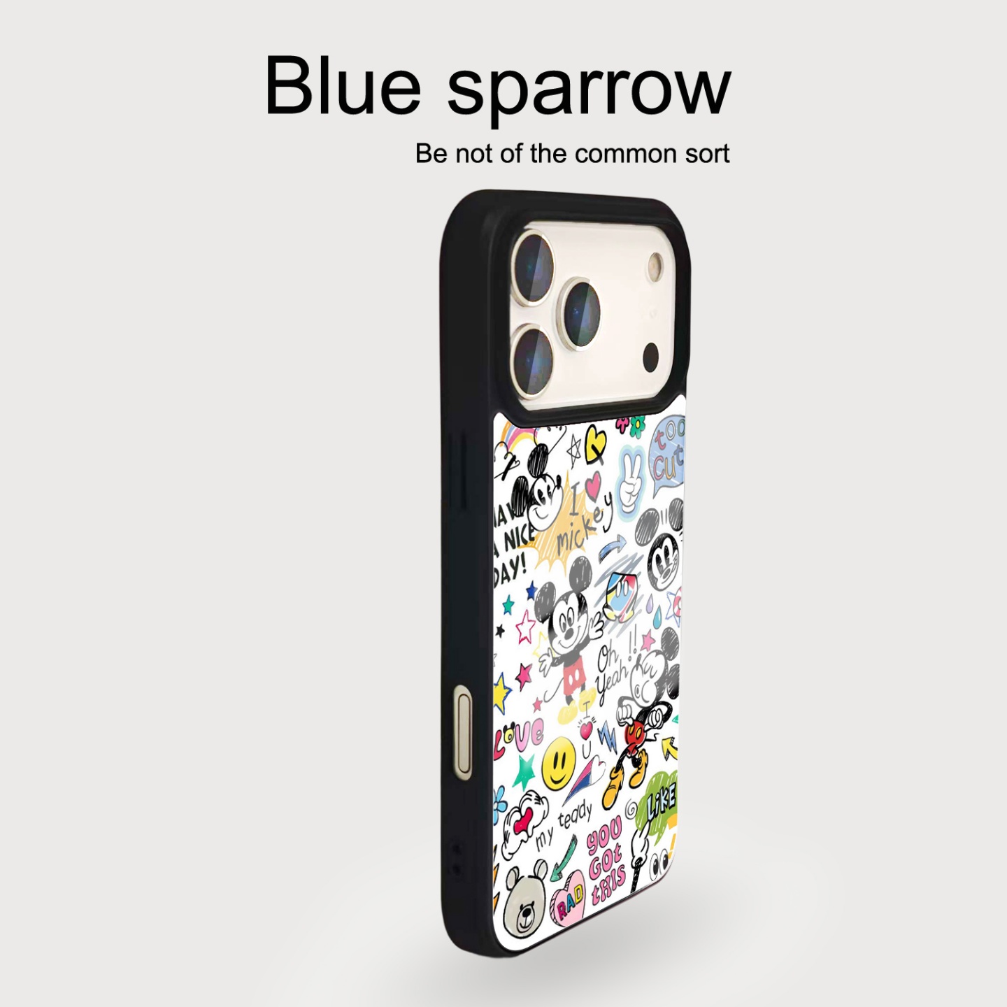 卡通涂鸦米奇刀锋菲林手机壳