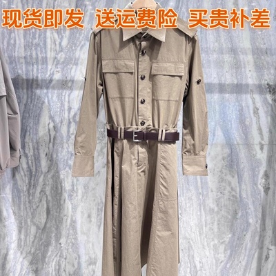 现货[商场同款]收腰连衣裙送腰带