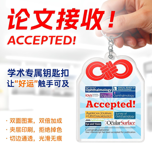 学术期刊接收异形钥匙扣