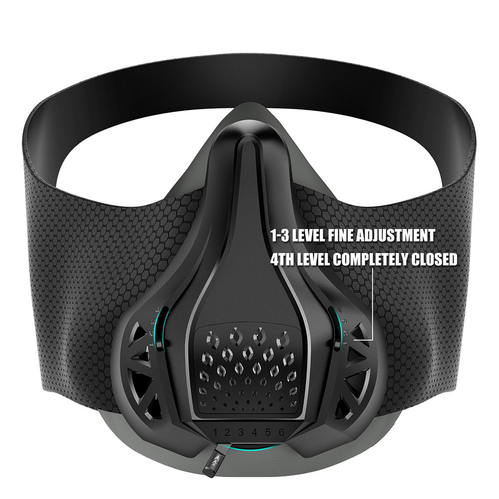 FDBROsportmask运动口罩六档训练阻氧控氧自虐神器面罩有氧
