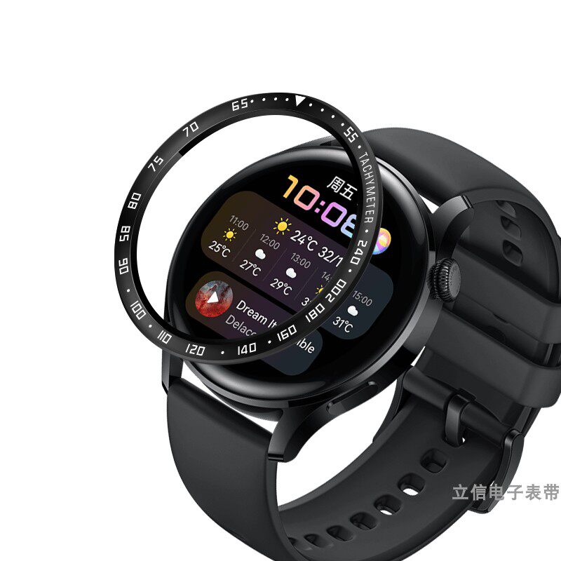 COMPATIBLE HUAWEI WATCH3 46MM SMART SPORTS WATCH PRO CASE METAL SCALE DIAL ORNAMENT