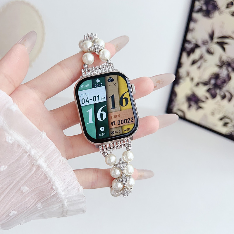 watchS10S9双排珠子链子表带女