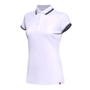 [Flash break code] Áo thun nữ Li Ning mùa hè Áo thun thể thao APLM096 chạy thường xuyên áo sơ mi POLO khô nhanh - Áo polo thể thao