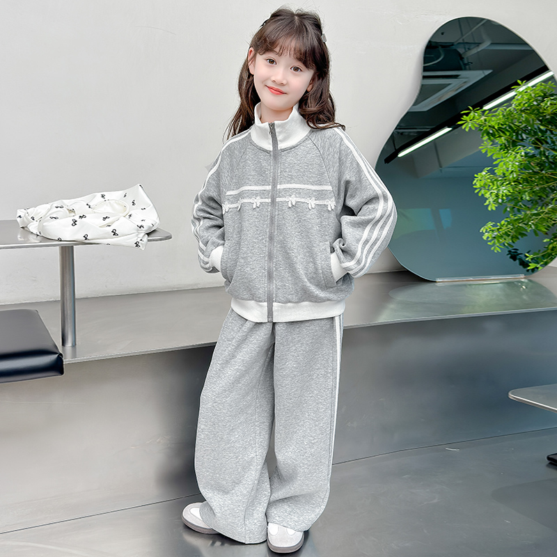 女童运动套装春秋款儿童衣服