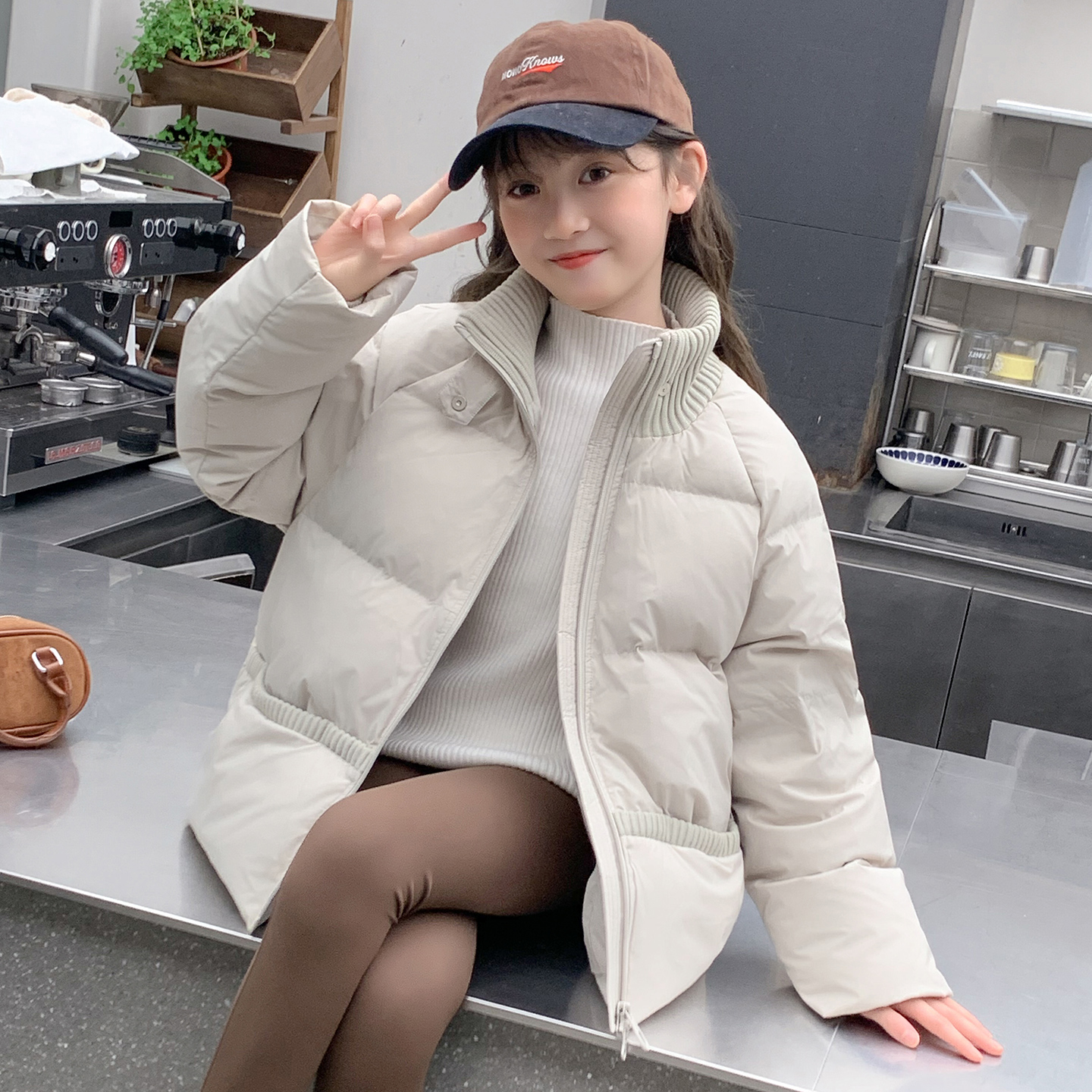 初触儿童御寒羽绒服女童外套