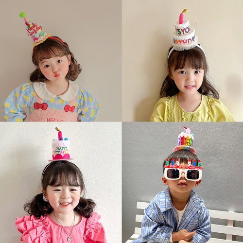 彩色蛋糕生日派对儿童