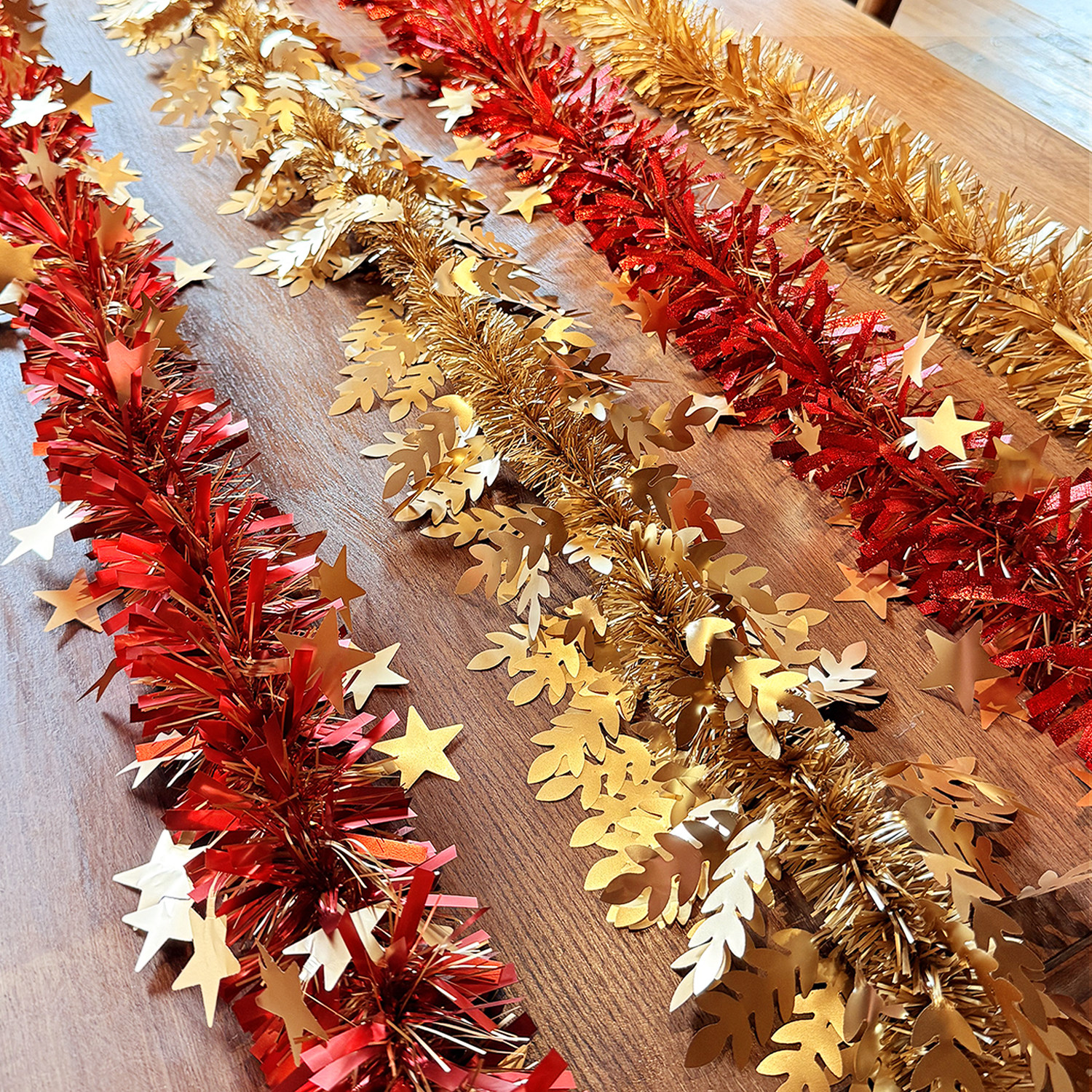 新年装饰毛条拉花马年氛围布置生日布置春节年味结婚楼梯装饰彩带