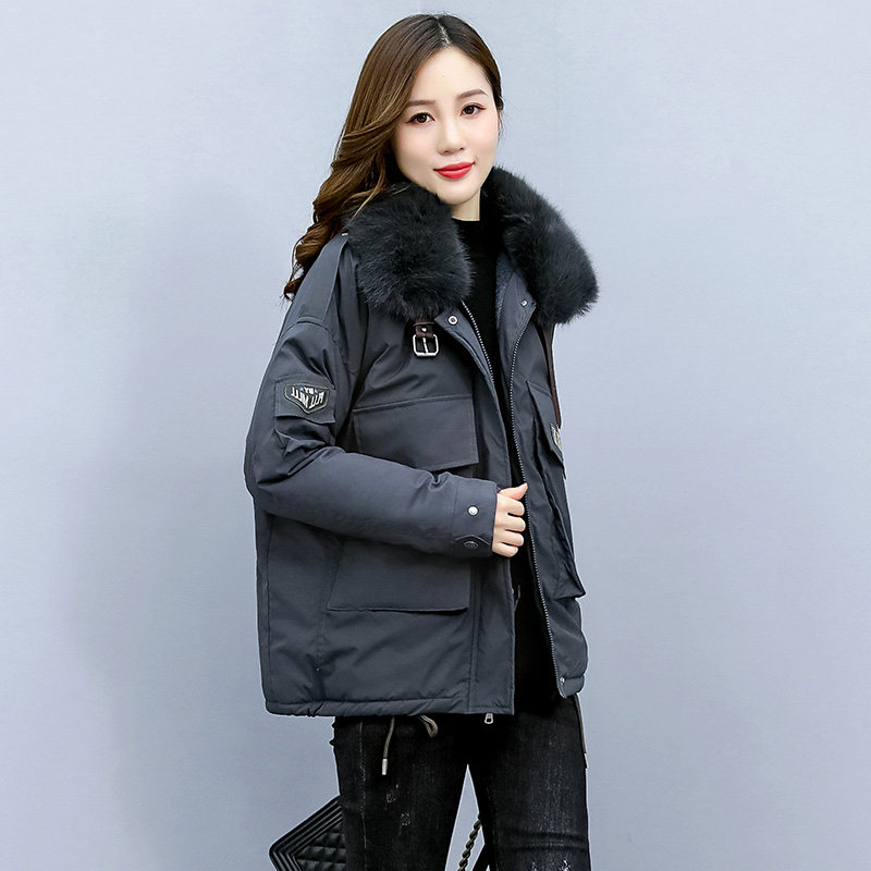 小个子灰色派克服女冬装2022新款洋气时髦加绒加厚保暖棉衣短外套|msdalam kategori mod main/animasi/Zhou Bian/cos/permainan papan, kostum cosplay/props/perkhidmatan, 盔甲/铠甲/甲胄 - dari Buy2taobao.com untuk memberikan perkhidmatan ejen Taobao profesional membeli